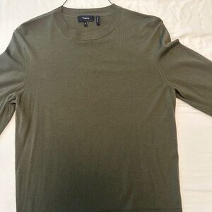 Men's Theory Sweater (Green) in Medium
